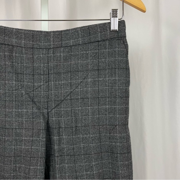 Zara Basic Small Plaid Warm Dark Academia Dress Pant Business Work Formal Grunge - Picture 7 of 7